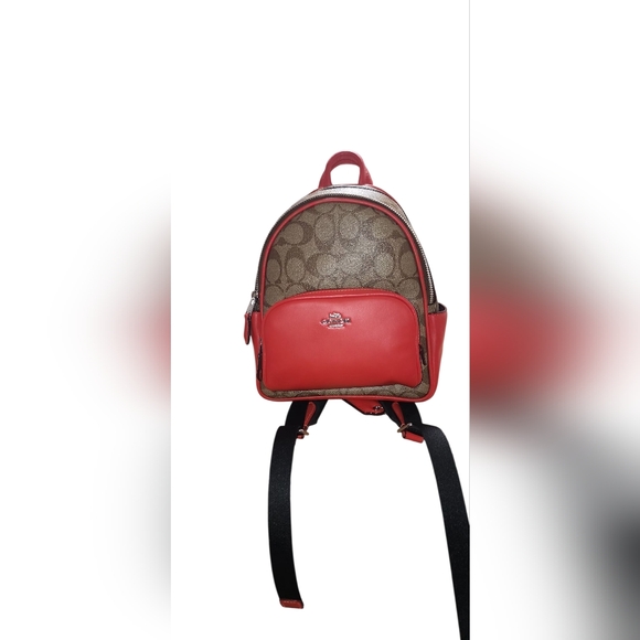 Coach Signature Logo Mini Backpack - Picture 1 of 3